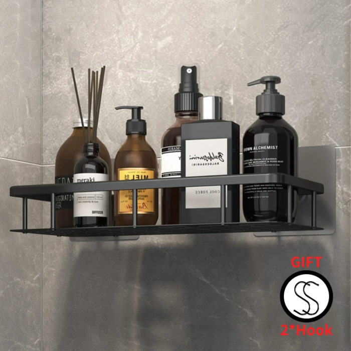 Estante de baño de pared con organizador - Imagen 8