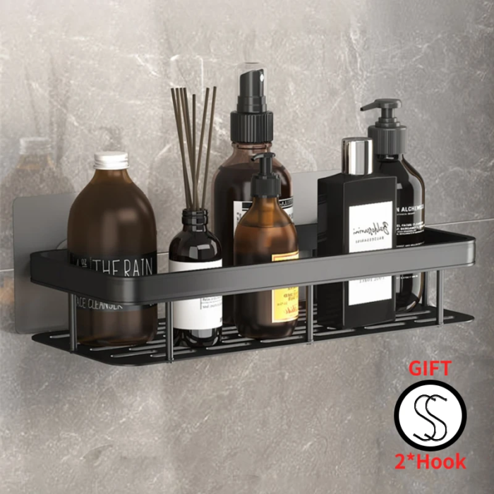 Estante de baño de pared con organizador - Imagen 9