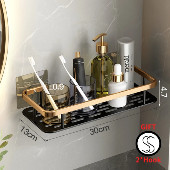 Estante de baño de pared con organizador - Imagen 10
