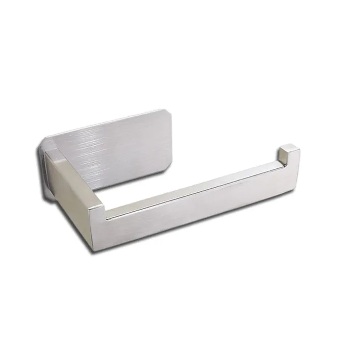 Portarrollos de Acero Inoxidable Autoadhesivo para Baño - Sin Tornillos, Acabado Negro - Imagen 10